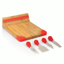Shopwinestuff Picnic Time Artisan Cutting Board- Red Cheese/Cutting Boards