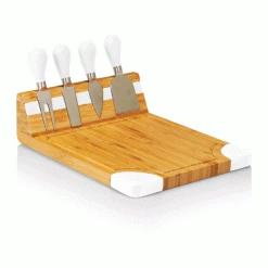 Picnic Time Artisan Cutting Board- White Cheese/Cutting Boards