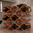 Oenophilia Bali 15-bottle Rack - Spiced Pumpkin Wine Racks & Holders