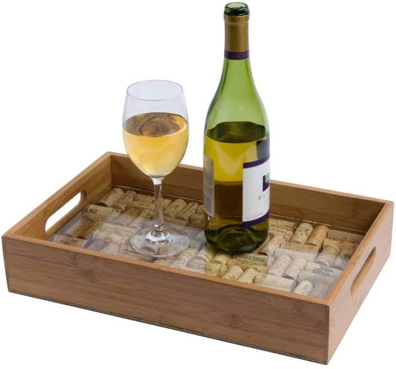 Other Cork Presentation Bamboo Cork Service Tray Kit 3 Other Cork Presentation Bamboo Cork Service Tray Kit