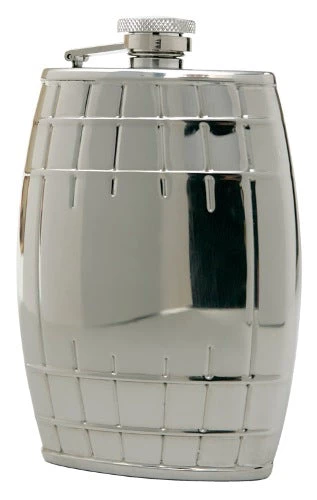 Other Stainless Steel Barrel Captive-Top Flask - 6 Oz 1 Other Stainless Steel Barrel Captive-Top Flask - 6 Oz