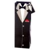 True Fabrications Black Tux Wine Gift Bag - Set Of 10