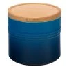 Le Creuset 1.5 Quart Stoneware Storage Canister W/Wood Lid Le Creuset Wine & Kitchen Tools