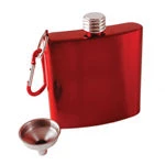 True Fabrications Carabiner Hip Flask - 6 Oz Flasks 2 True Fabrications Carabiner Hip Flask - 6 Oz Flasks
