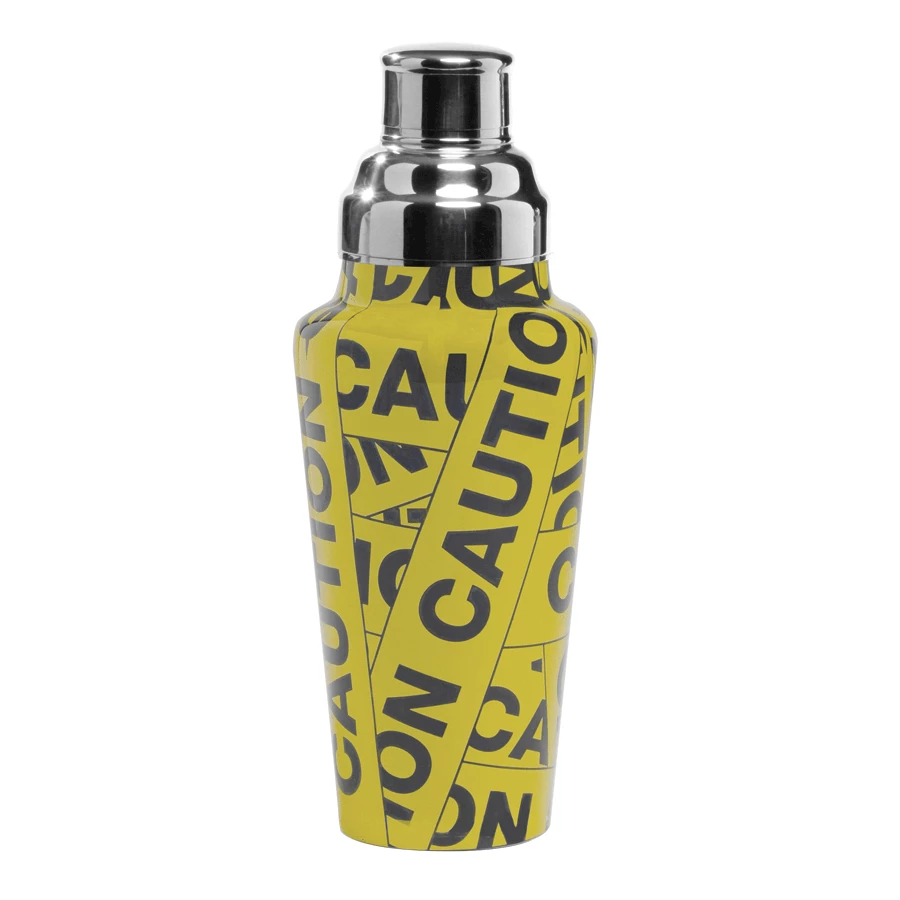 Wild Eye Designs "Caution" Cocktail Shaker 1 Wild Eye Designs "Caution" Cocktail Shaker