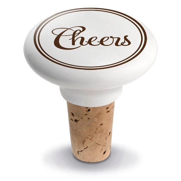 Epic Products Cheers Ceramic Bottle Stopper 1 Epic Products Cheers Ceramic Bottle Stopper