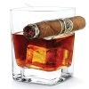 Corkcicle Cigar Glass - Double Old Fashioned Glass With Built-In Cigar Rest Other Glassware