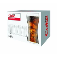 Libbey 17-Ounce Diet Coke Tumbler Glasses (Set Of 6)