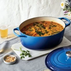 Le Creuset Signature 15.5 Quart Oval Enameled Cast Iron Dutch Oven