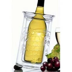 Other Embossed Grape Acrylic Iceless Wine Cooler Champagne Buckets/Wine Chillers