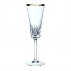 Villeroy & Boch Grand Royal Gold Glasses Villeroy & Boch Grand Royal Gold Champagne Flute, 7.5 Oz