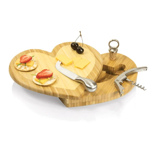 Cheese/Cutting Boards Picnic Time Heart Cutting Board 4 Cheese/Cutting Boards Picnic Time Heart Cutting Board