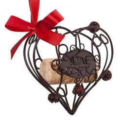 Epic Products Heart Cork Cage Bottle Ornament