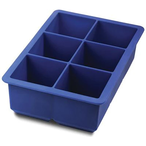 Tovolo King Cube Ice Tray- Stratus Blue Champagne Buckets/Wine Chillers 1 Tovolo King Cube Ice Tray- Stratus Blue Champagne Buckets/Wine Chillers