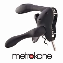 Metrokane Rabbit Corkscrew W/ Free Foil Cutter - Black Lever Model Corkscrews