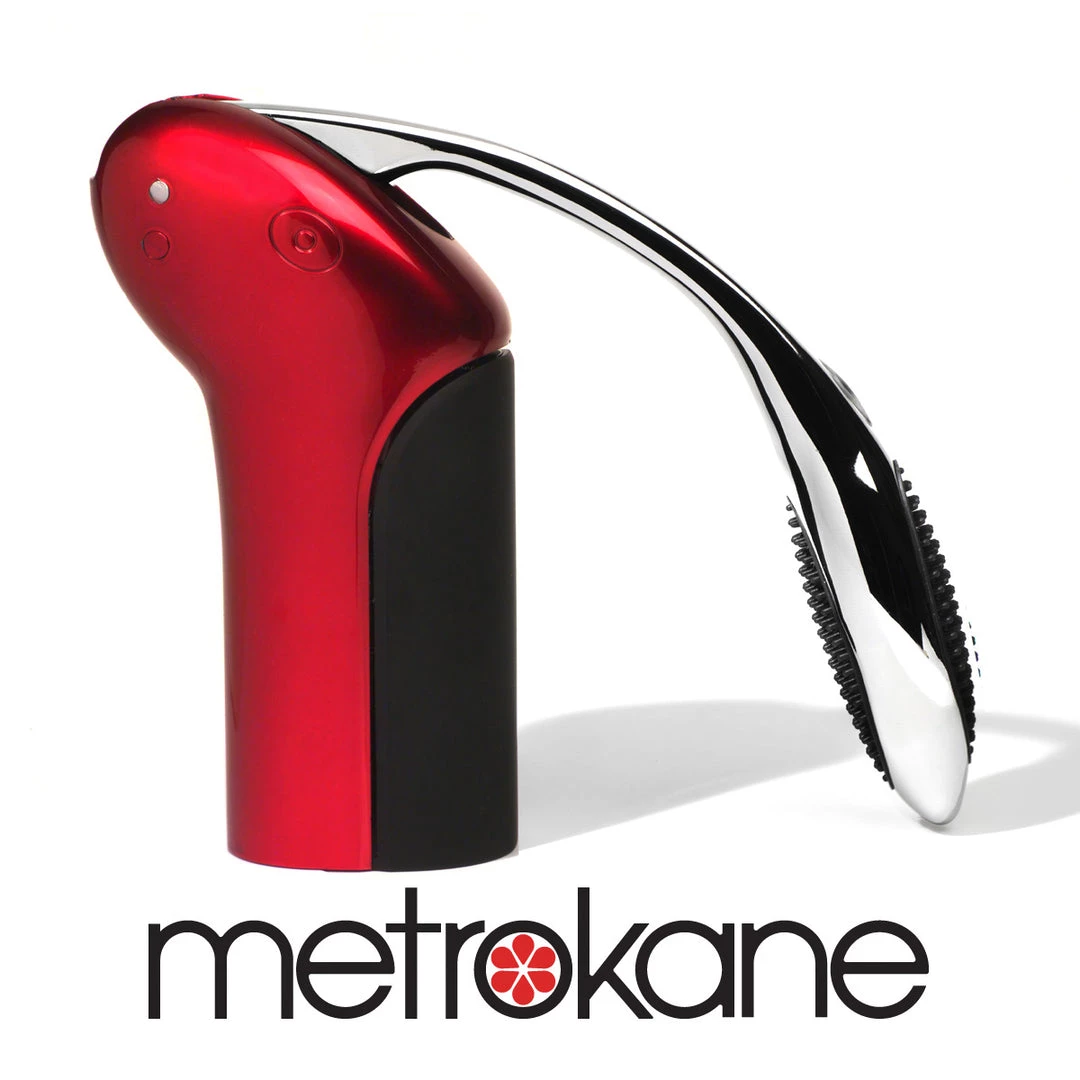 Metrokane Vertical Rabbit - Candy-Apple Red Lever Model Corkscrews 1 Metrokane Vertical Rabbit - Candy-Apple Red Lever Model Corkscrews