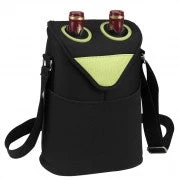 Picnic At Ascot Neoprene Two Bottle Tote - Apple