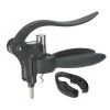Oggi Wine Bottle Lever Corkscrew - Black