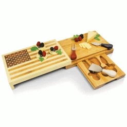 Picnic Time Old Glory Cutting Board