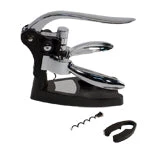 Lever Model Corkscrews Pampered Grape Wizard Corkscrew - Chrome