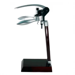 Lever Model Corkscrews Pampered Grape Wizard Corkscrew With Stand