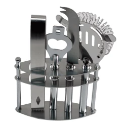 Pampered Grape 4pcs Stainless Steel Bar Set