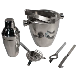 Pampered Grape 6pcs Stainless Steel Bar Set