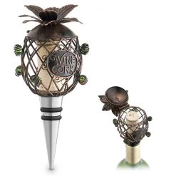 Epic Products Pineapple Cork Cage Bottle Stopper Cork Presentation