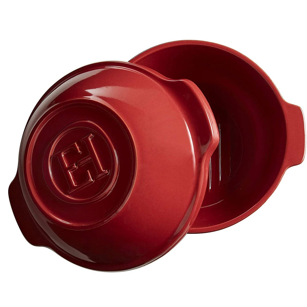 Emile Henry Bread/Potato Pot - Burgundy 2 Emile Henry Bread/Potato Pot - Burgundy