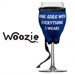 Wine Woozie Woozie, Wine Goes With Everything I Wear! Wine Glass Accessories