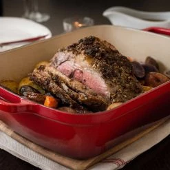 Le Creuset Bakeware Le Creuset 5.25 Quart Enameled Cast Iron Signature Rectangular Roaster