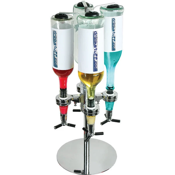 Pampered Grape Liquor Shot Dispensers Rotating Shot Dispenser (4 Bottles) 1 Pampered Grape Liquor Shot Dispensers Rotating Shot Dispenser (4 Bottles)