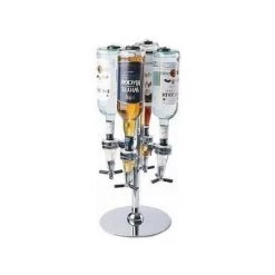Pampered Grape Liquor Shot Dispensers Rotating Shot Dispenser (4 Bottles) 5 Pampered Grape Liquor Shot Dispensers Rotating Shot Dispenser (4 Bottles)