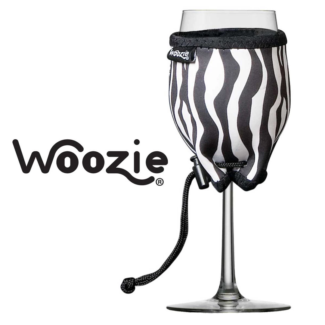 Wine Glass Accessories The Wine Woozie - Safari Zebra 1 Wine Glass Accessories The Wine Woozie - Safari Zebra