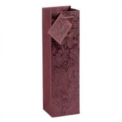 True Fabrications Majestic Sangria Trellis Wine Bag - Set Of 5 Wine & Liquor Gift Bags
