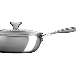 Le Creuset 3.5 Quart Stainless Steel Saucier Pan Le Creuset Saucepans 11 Le Creuset 3.5 Quart Stainless Steel Saucier Pan Le Creuset Saucepans