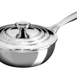 Le Creuset Saucepans Le Creuset 2 Quart Stainless Steel Saucier Pan