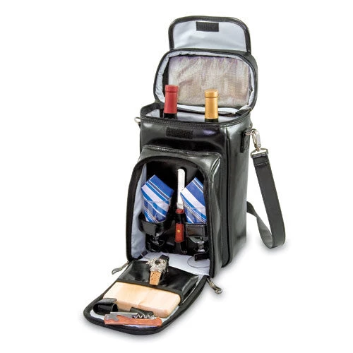 Picnic Plus Picnic Time Serenata - Black Wine Carry Bags 1 Picnic Plus Picnic Time Serenata - Black Wine Carry Bags