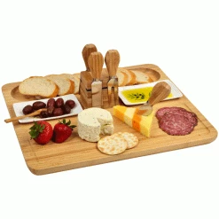 Cheese/Cutting Boards Picnic At Ascot Sherborne Bread And Cheese Set