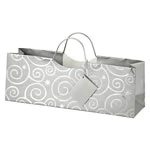 True Fabrications Wine & Liquor Gift Bags Silver Bulbs Wine Gift Bag - Set Of 6