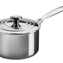 Le Creuset 4 Quart Stainless Steel Saucepan