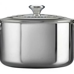 Le Creuset Stockpots & Tea Kettles Le Creuset 7 Quart Stainless Steel Stockpot