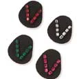 CorkPops Wine Glass Accessories Steppin' Out Flip Flop Coasters - Set Of 4