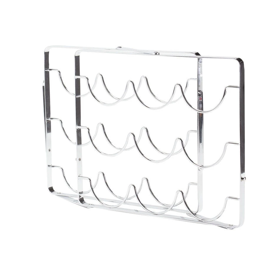 Oenophilia Swell 9 Bottle Chrome Wine Rack Wine Racks & Holders 3 Oenophilia Swell 9 Bottle Chrome Wine Rack Wine Racks & Holders