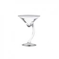 Libbey Swerve Martini Glassware 6.5oz (Set Of 4)