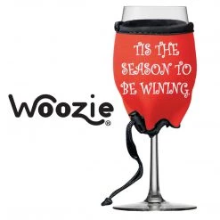 Wine Woozie Woozie Holiday, Tis The Season To Be Wining Wine Glass Accessories