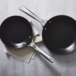 Le Creuset Toughened Nonstick Pro 2 Piece Fry Pan Set (9.5 & 11 Inch) Le Creuset Cookware Sets