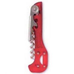 Other Boomerang Two-Step Corkscrew - Translucent Red Waiter Style Corkscrews