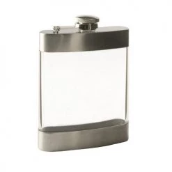 True Fabrications Clear Flask - 6 Oz