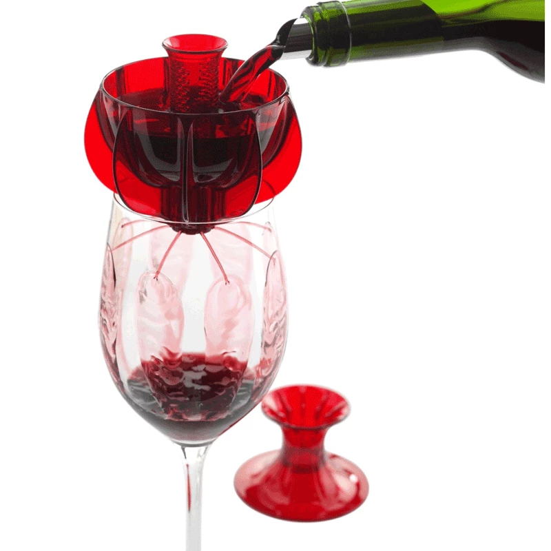 Wine Weaver Wine Aeration WineWeaver Wine Aerator- Classic Red 3 Wine Weaver Wine Aeration WineWeaver Wine Aerator- Classic Red
